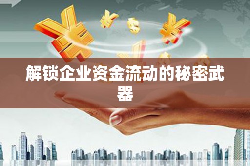 芷江解锁企业资金流动的秘密武器
