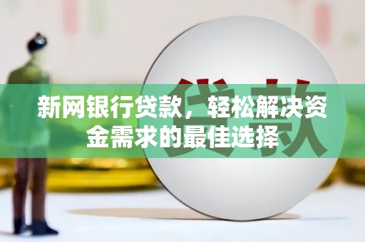 苍南新网银行贷款，轻松解决资金需求的最佳选择