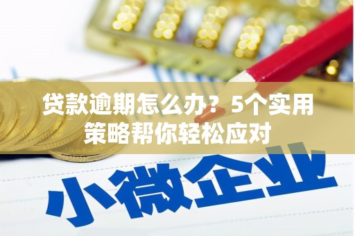伊通贷款逾期怎么办？5个实用策略帮你轻松应对