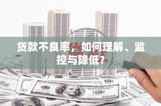 兰西贷款不良率，如何理解、监控与降低？